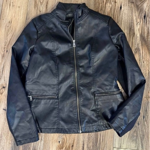 Women’s faux leather jacket size large - Picture 1 of 1